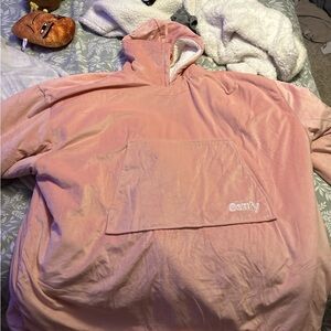 Comfy Oversized Pink Hoodie